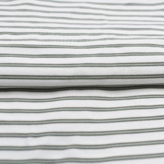 Cool feeling Interlock cationic polyester nylon stretch stripe jacquard zurich lycra plain fabric for garment