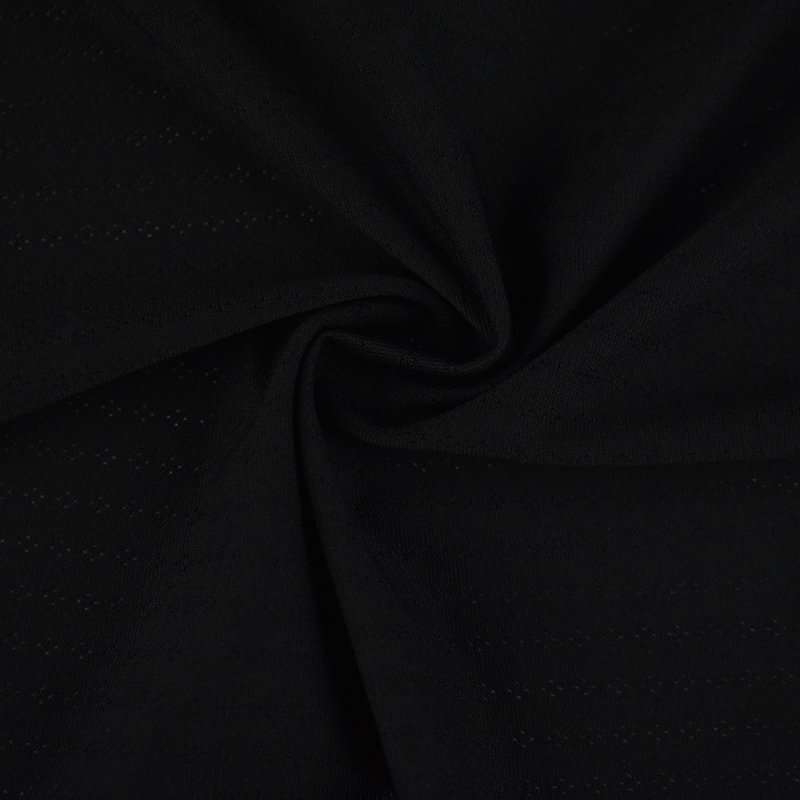 Wholesale  polyester mesh single jersey Quick dry wicking stretch fabric in stock for T-shirt