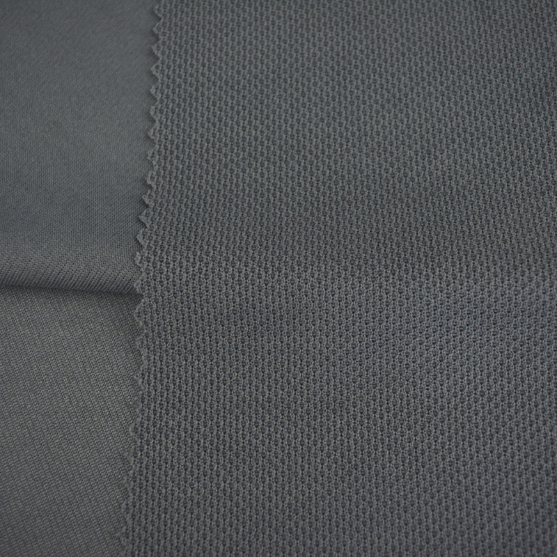 China supply 100% polyester jacquard solid dry fit knitted fabrics for sportswear