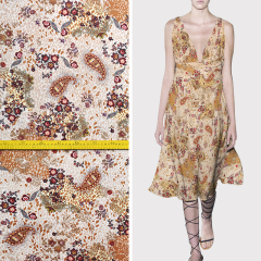 Stocks fabric 200g rayon knitting inkjet 58'' spandex digital printing fabric for dress