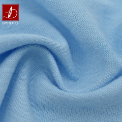 32s CVC cotton/poly single Jersey rudolf water repellent plain dyed fabric protective garment fabric