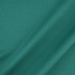 Wicking breathable 75/72 knitted 100% polyester bird eye mesh fabric for T-shirt 150gsm