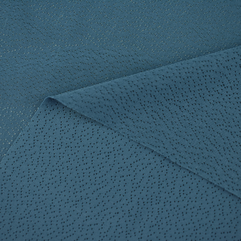 Knitted good stretch single jacquard nylon solid spandex fabric for T-shirt 165gsm