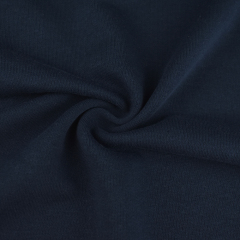 Soft knitted CVC french terry cotton polyester fleece fabric for Hoodie 300gsm