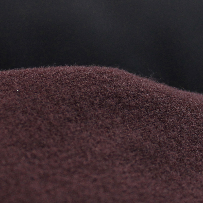 Ultrathin breathable 75D brushed 4 way stretch plain dyed knitted polyester spandex fabric for t-shirt