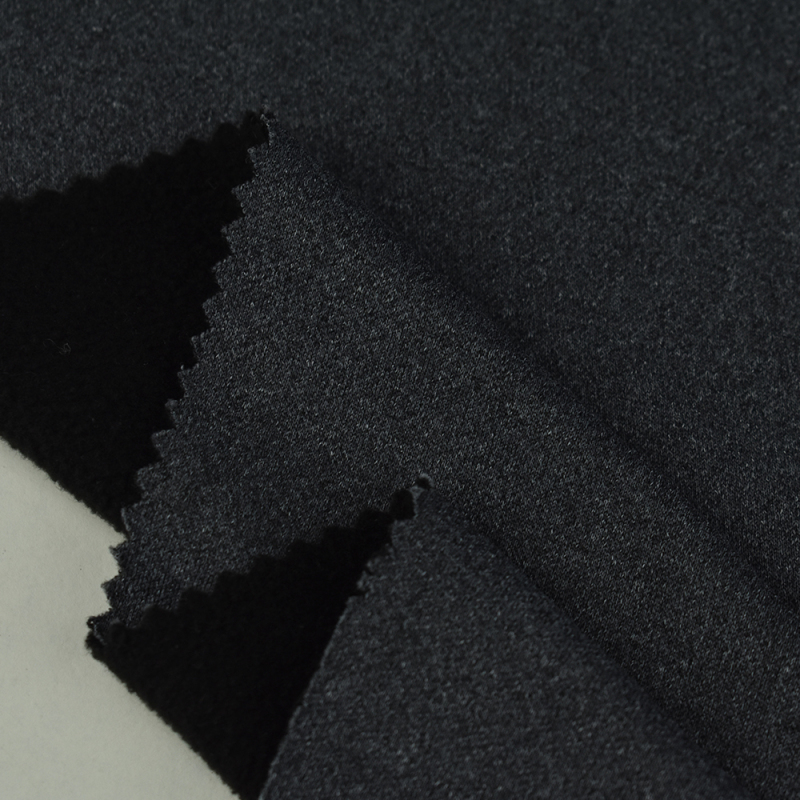 GRS recycled sports style 61 polyester 39 nylon polar fleece knitted fabric supplier for sportswear