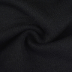 Factory custom solid dyed knit 100% polyester 280 gsm french terry fabric spandex for coat