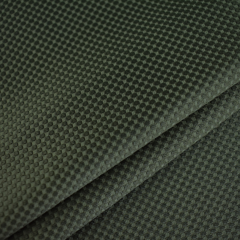 High elasticity double sides 81% nylon 19% spandex hive jacquard fabric for T-shirt 180gsm