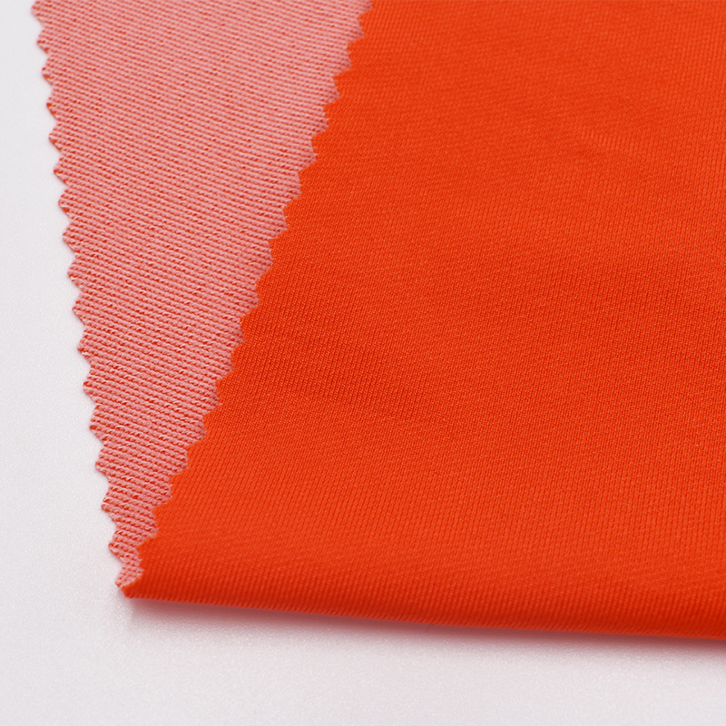 High elasticity cool feeling single twill nylon spandex polyester fabric for T-shirt