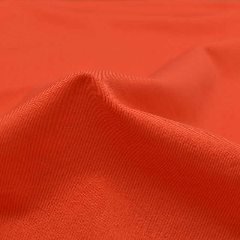 High elasticity cool feeling single twill nylon spandex polyester fabric for T-shirt