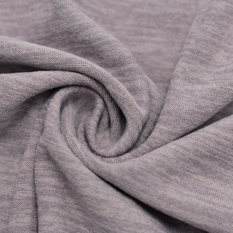 Cationic skin friendly wicking brushed polyester spandex jersey knit fabric for T-shirt sportswear Yoga wear
