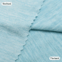 Cationic skin friendly wicking brushed polyester spandex jersey knit fabric for T-shirt sportswear Yoga wear