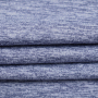 Cationic skin friendly wicking brushed polyester spandex jersey knit fabric for T-shirt sportswear Yoga wear