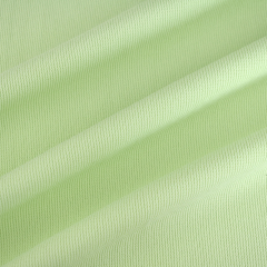 Fashion Vertical stripe style solid jacquard 100% polyester knit fabric 230gsm for garments pants