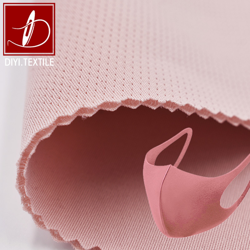 Anti-microbal  dust fabric mesh 3D sandwich polyester spandex spacer scuba double jersey