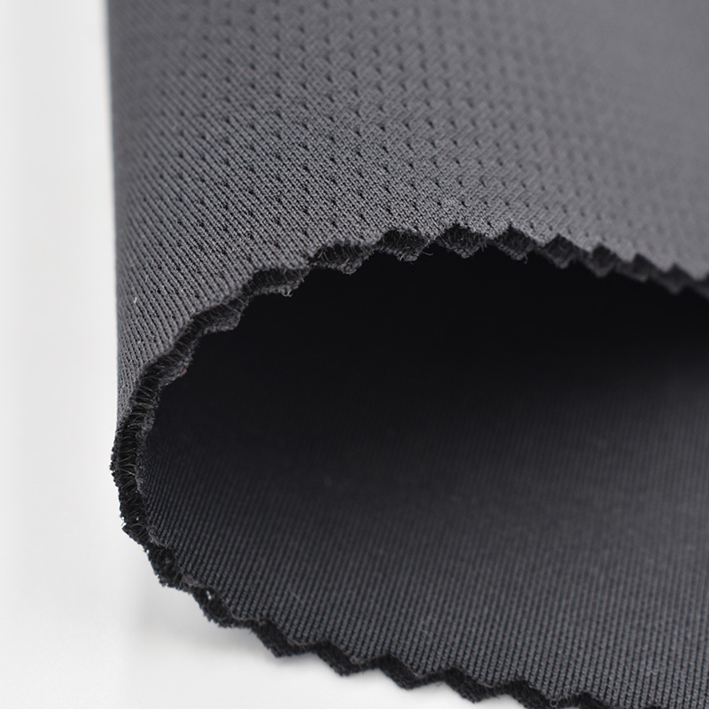 Anti-microbal  dust fabric mesh 3D sandwich polyester spandex spacer scuba double jersey