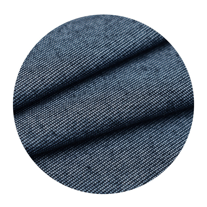 High elasticity textile Cotton like knitted jeans like Polyester spandex fabric for pants jacket