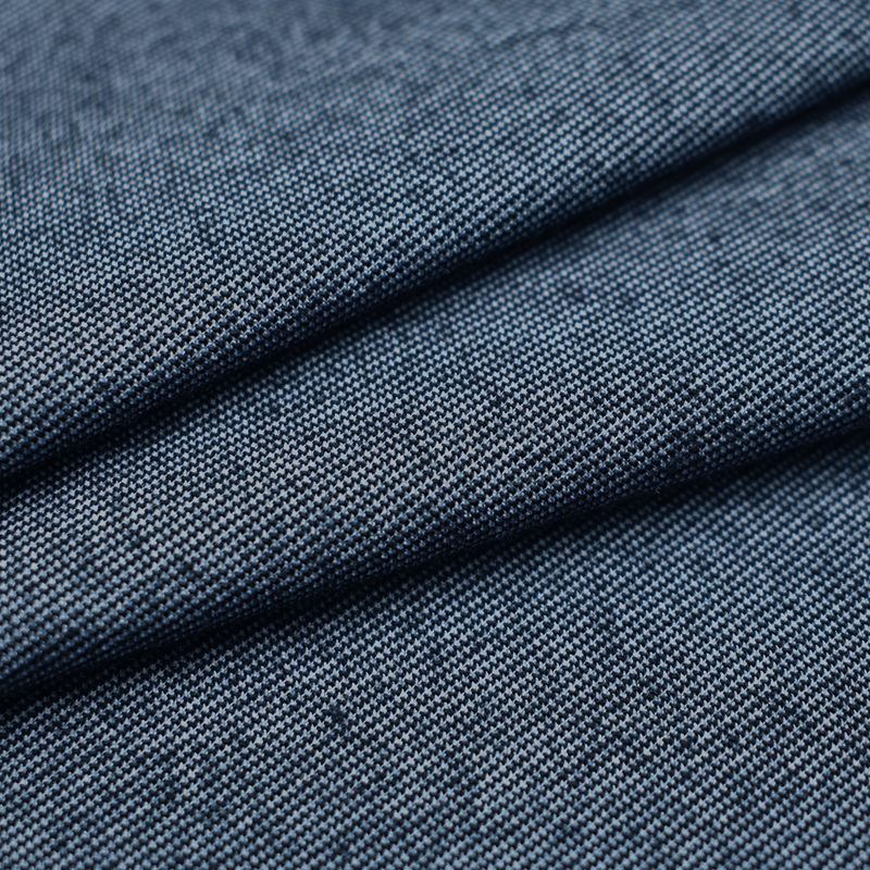 High elasticity textile Cotton like knitted jeans like Polyester spandex fabric for pants jacket