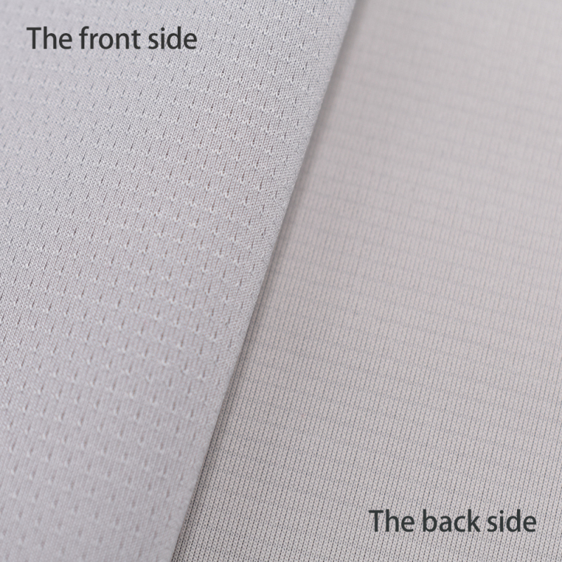 High elasticity 75D dull polyester spandex scuba knitting sports mesh fabric for hoodie activewear fabric