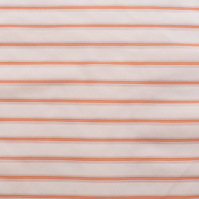 High elasticity cool feeling nylon spandex jacquard stripe knitted zurich fabric for bottoming shirt