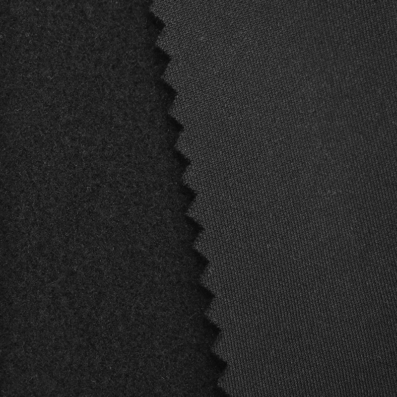 High elasticity soft 50D micro scuba brushed polyester spandex scuba knitting fabric for hoodie