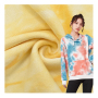 High quality soft hand feeling 100% cotton french terry tied dyed fabric for hoodie