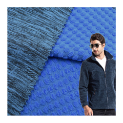 Hot customized 100D double stretch polyester spandex knitted jacquard fabric for coat