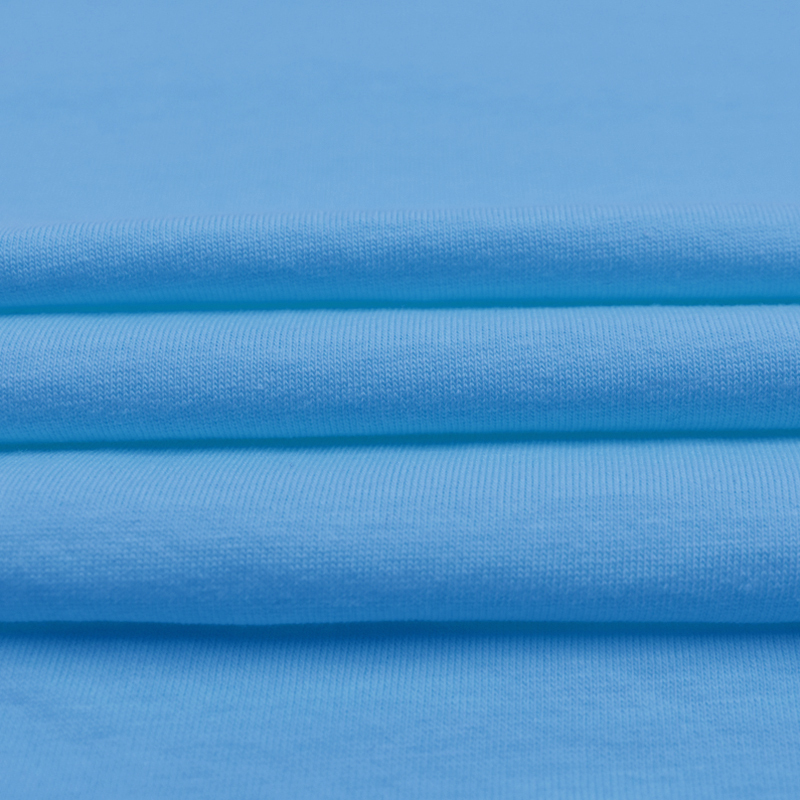 Factory 30S tencel fabric lyocell cotton single spandex jersey knitted fabric jersey for T-shirt 200g