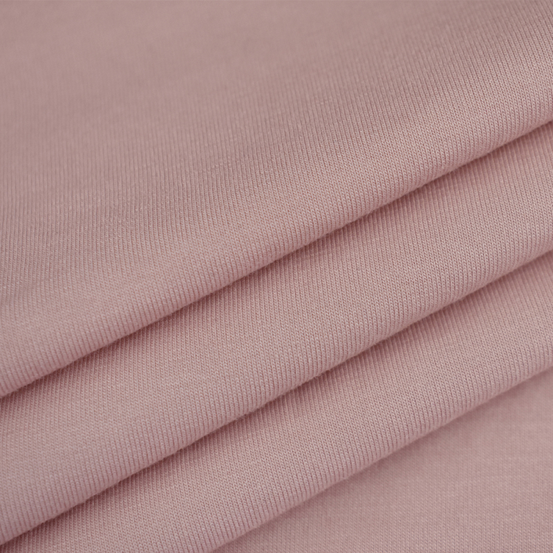 40S Breathable and soft 45 cotton 50 rayon knitted spandex single jersey fabric for T-shirt