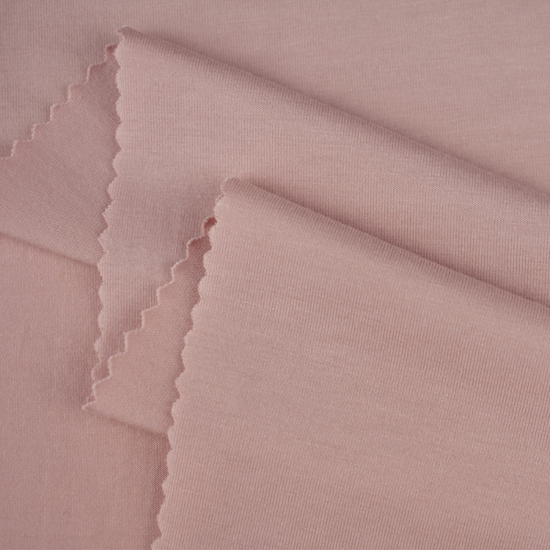 40S Breathable and soft 45 cotton 50 rayon knitted spandex single jersey fabric for T-shirt