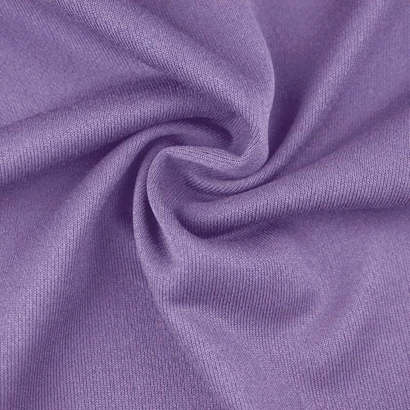 China factory solid textile cotton feel 100% polyester knitted french terry fleece fabric for hoodie coat