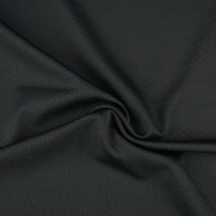 Wicking breathable spandex Polyester quick dry sports wear Bird eye Mesh Knitted Fabric For T-shirt