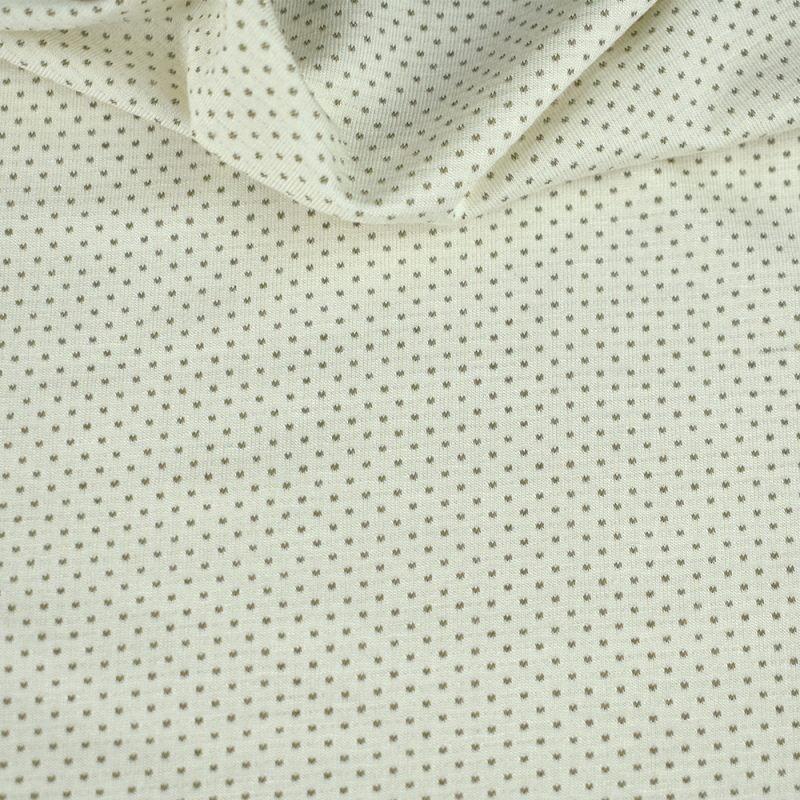 Knitting Manufacturer 40S rayon Copper fiber single jacquard mesh knit fabric for T-shirt