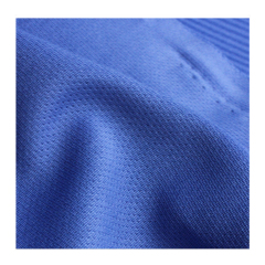 Quick dry and wicking breathable 75D cationic 100% polyester stripe bird eyes knitted fabric for sportswear