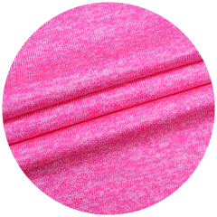 Fleece french terry cationic  polyester spandex fabric for  sportswear