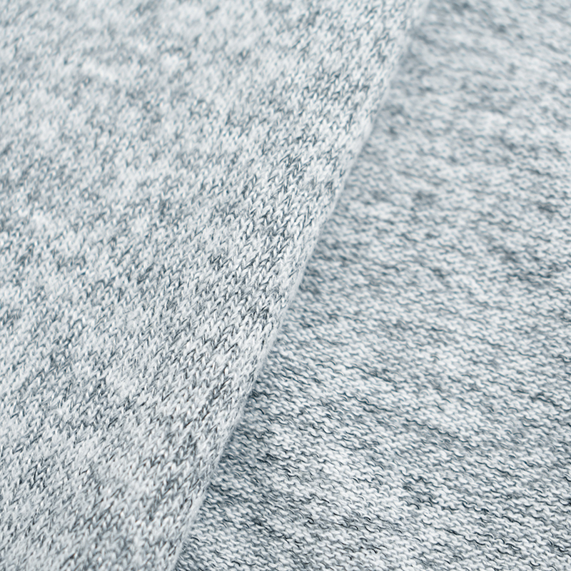 Imitation cotton Single side thick needle polyester stretch hacci fabric for bottomed wear