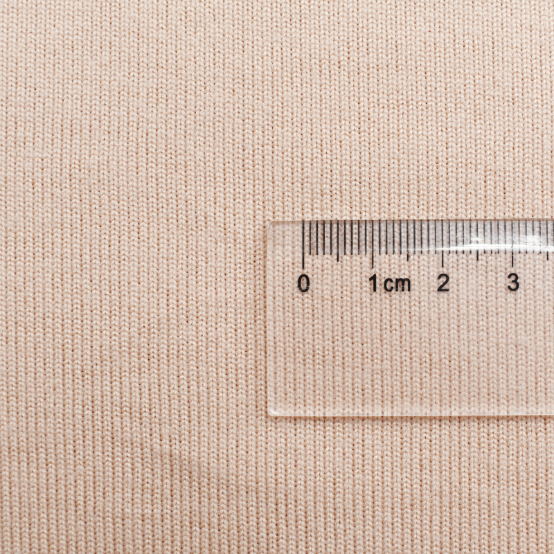 Imitation cotton Single side thick needle polyester stretch hacci fabric for bottomed wear