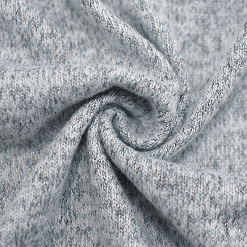 Imitation cotton Single side thick needle polyester stretch hacci fabric for bottomed wear