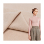 Imitation cotton Single side thick needle polyester stretch hacci fabric for bottomed wear