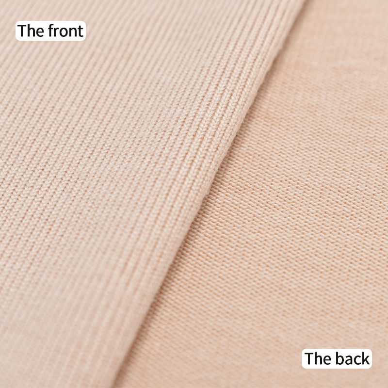 Imitation cotton Single side thick needle polyester stretch hacci fabric for bottomed wear