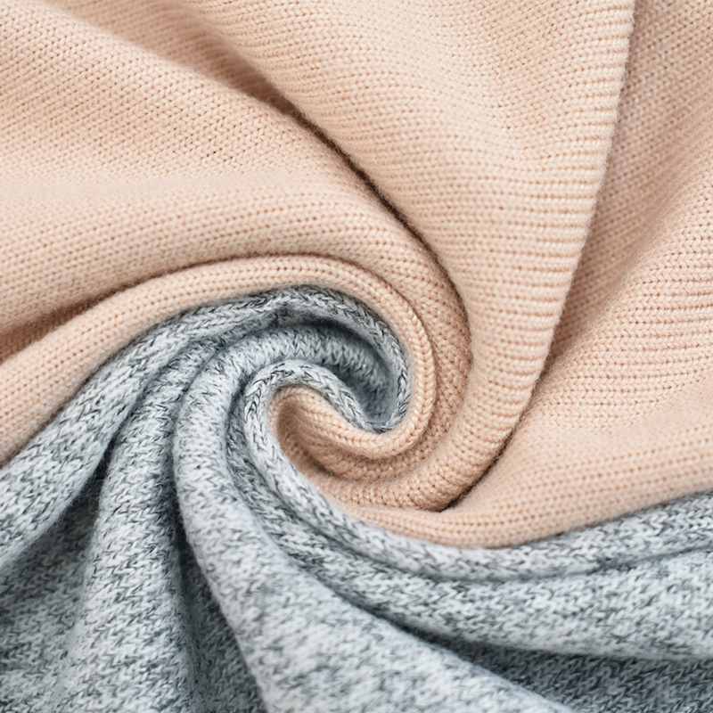 Imitation cotton Single side thick needle polyester stretch hacci fabric for bottomed wear