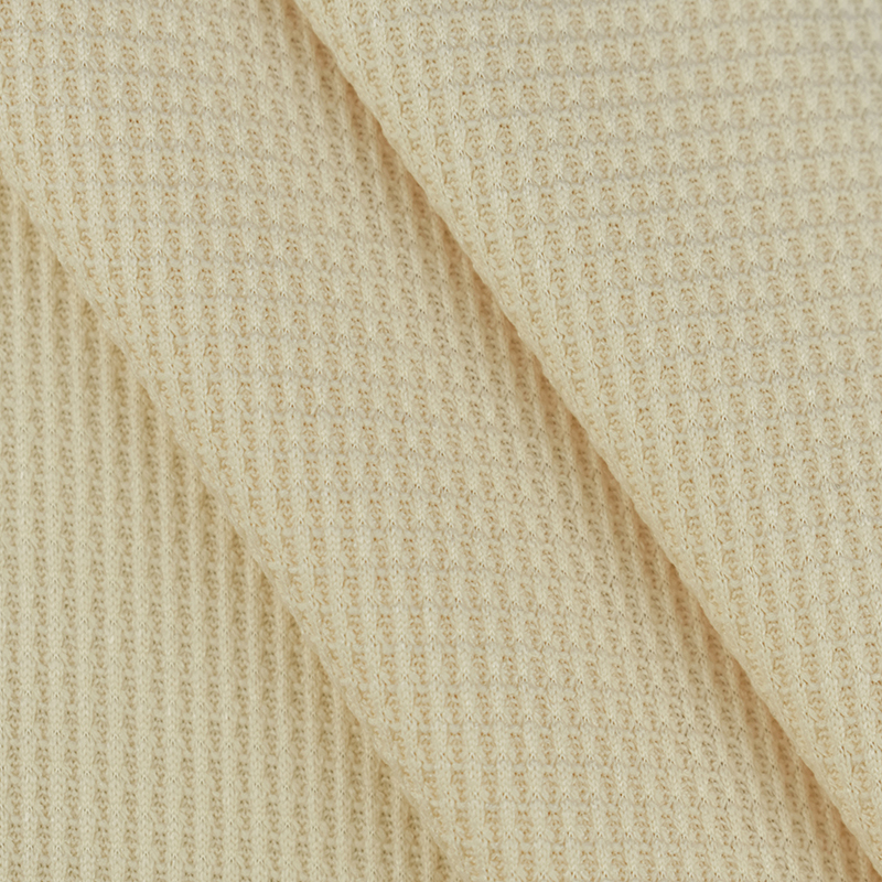 Hot sale in stock fabric knit cloth Anti-pilling sweatshirt 100% polyester knitted waffle fabric for pants
