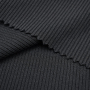 High elasticity and fit imitation cotton spandex polyester 2X2 rib knit fabric stretch for bottoming shirt