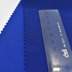 Factory cheap colorful 100% polyester ottoman knitted fabric for trousers