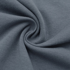 Recycled cotton single jersey solid knit fabric spandex textile suppliers GRS RCS eco friendly fabric