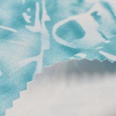 Printed polyester spandex fabric 4 way stretch  lululemon for swimwear