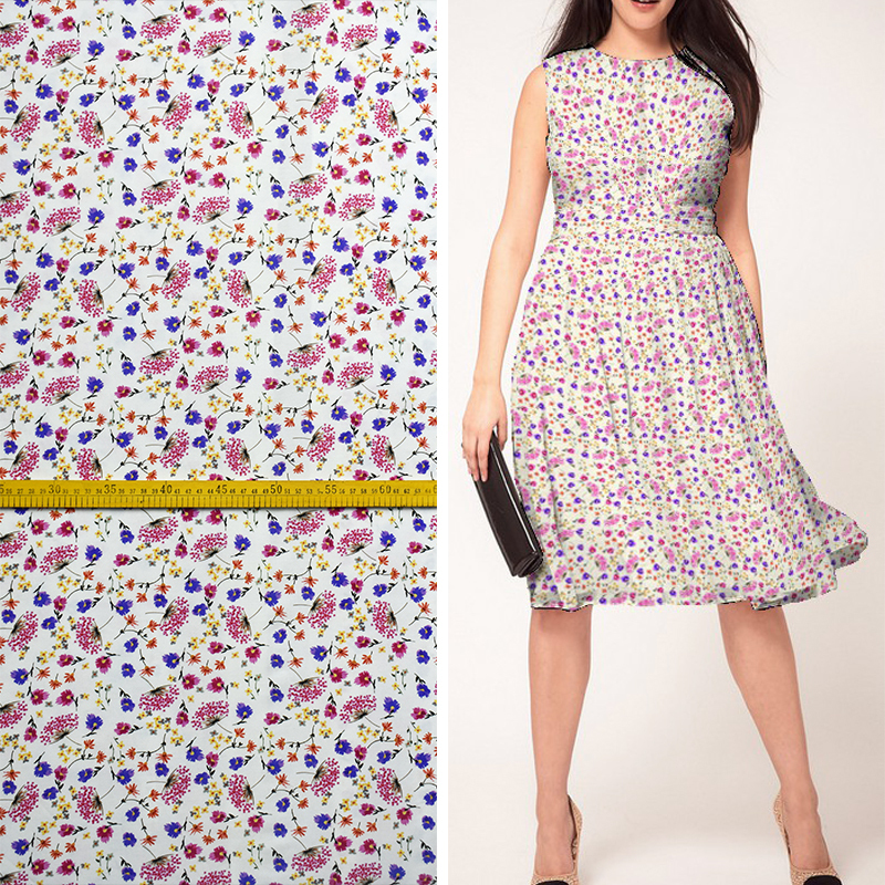 In stock ITY Knitting Ink-jet printer fabric digital printed fabric for garment