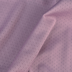 Breathable 75/72 warp knitting 100% polyester jacquard mesh fabric for T-shirt 150gsm