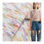 High quality Imitation cotton brushed polyester melange Hacci knitted jersey fabric for garment
