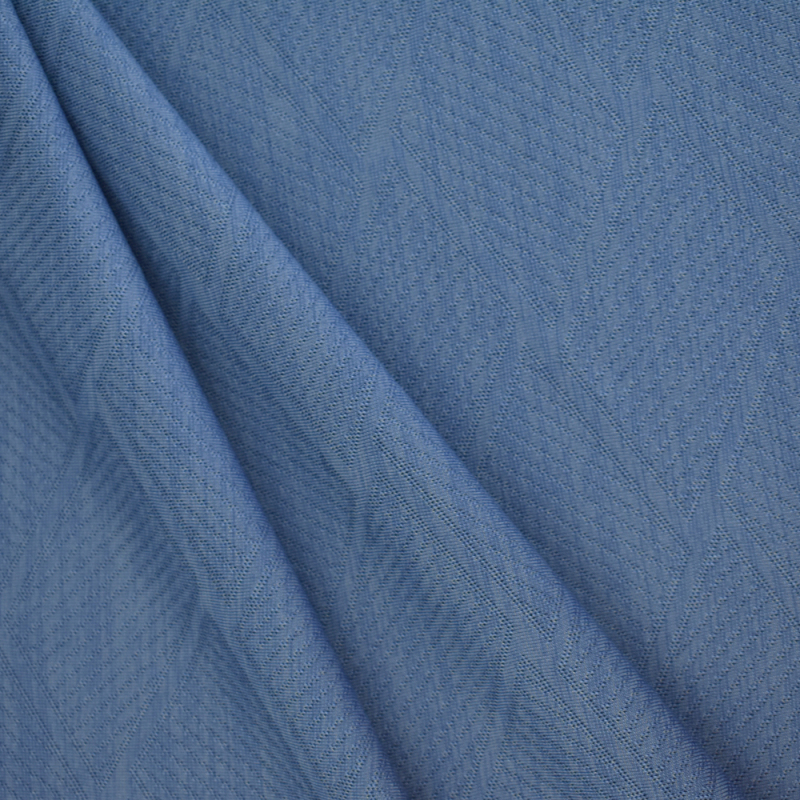 Wholesale Nylon Knit jacquard mesh polyester check fabric spandex for garment